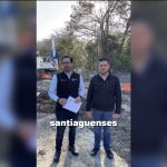 DAVID DE LA PEÑA SUPERVISA AVANCE DEL CENTRO INTEGRAL DE CUIDADOS EN SANTIAGO
