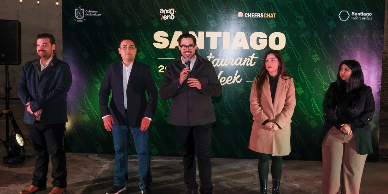 DAVID DE LA PEÑA PRESENTA LA PRIMERA EDICIÓN DE SANTIAGO RESTAURANT WEEK