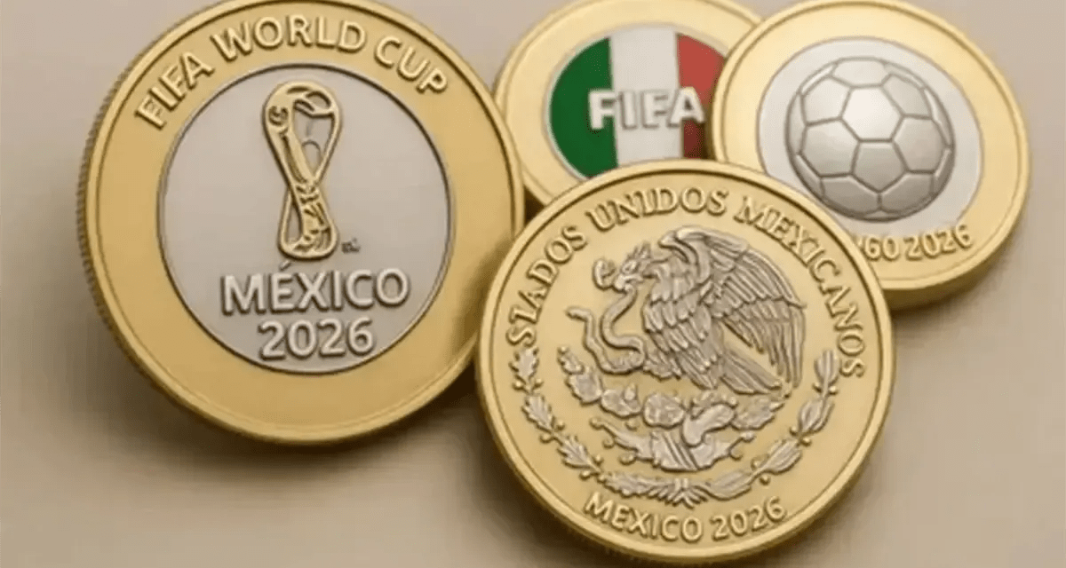 GOBIERNO FEDERAL PROPONE MONEDAS CONMEMORATIVAS DEL MUNDIAL 2026