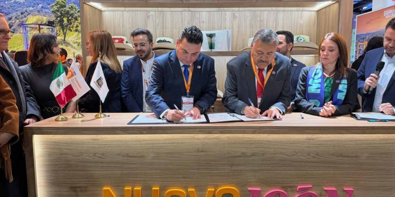 SANTOS GUZMÁN ATESTIGUA ACUERDO DE TURISMO DIGITAL ENTRE CATALUÑA Y NUEVO LEÓN