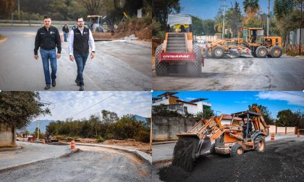 DAVID DE LA PEÑA SUPERVISA AMPLIACIÓN VIAL PARA MEJORAR MOVILIDAD EN SANTIAGO