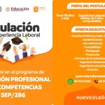 FEDERICO ROJAS VELOQUIO ACTIVA LA TITULACIÓN PROFESIONAL BASADA EN EXPERIENCIA LABORAL