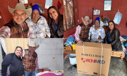 JOSE LUIS SANTOS ENTREGA APOYOS DE MOVILIDAD A PERSONAS QUE LO REQUIEREN