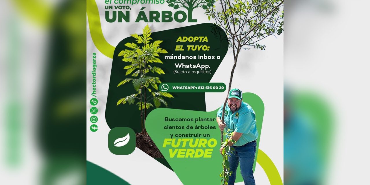 HÉCTOR DE LA GARZA DA CONTINUIDAD A ESTRATEGIA VERDE EN JUÁREZ