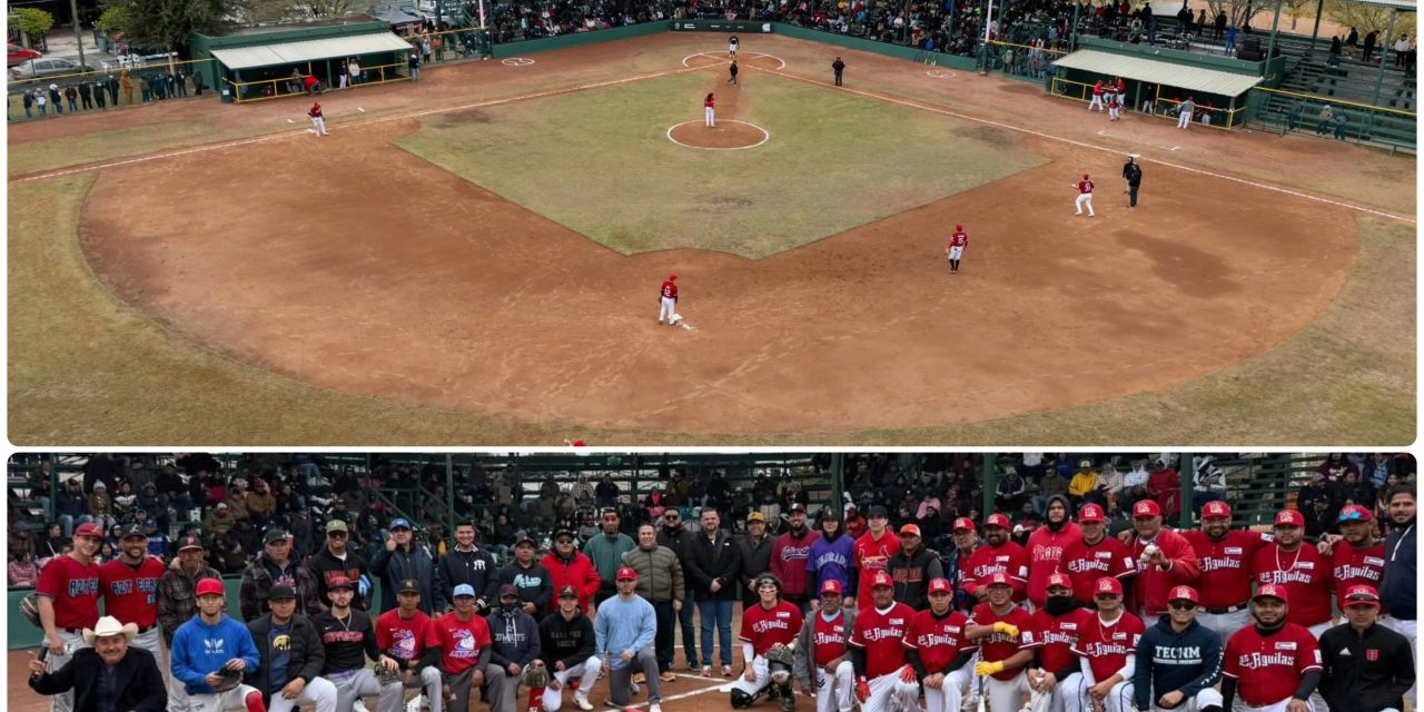 CARLOS RODRÍGUEZ “EL CUATE” CELEBRA FINAL DE LA LIGA MUNICIPAL DE BÉISBOL EN CADEREYTA