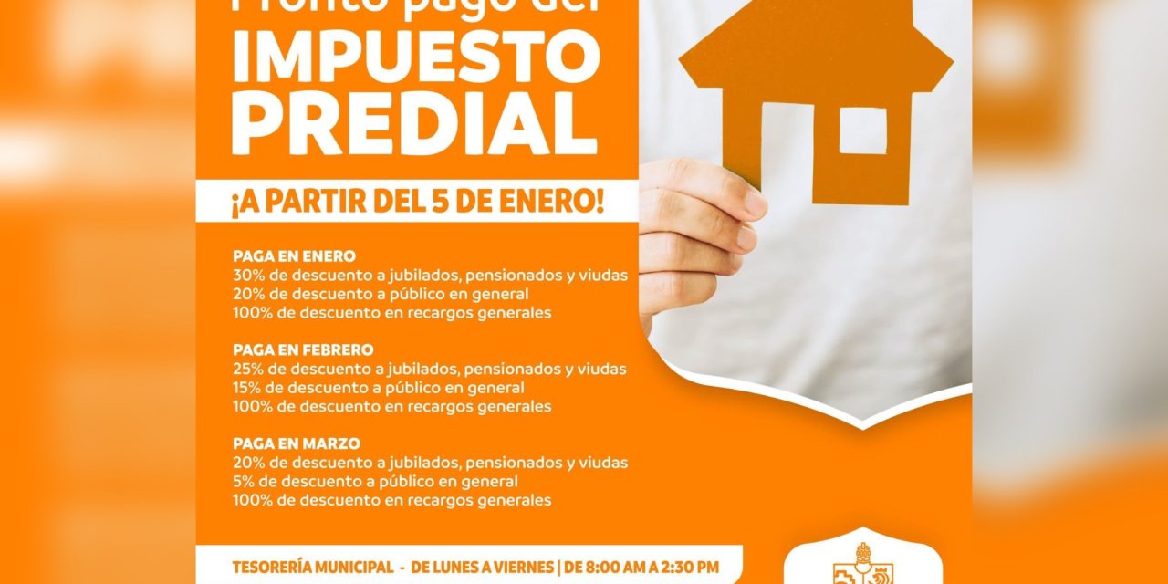 DAVID SÁNCHEZ IMPULSA DESCUENTOS EN EL PAGO DEL PREDIAL EN GENERAL TERÁN