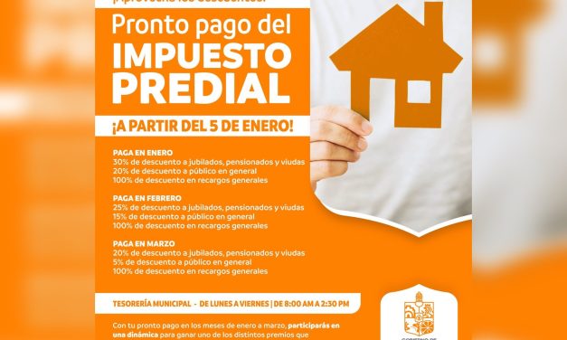 DAVID SÁNCHEZ IMPULSA DESCUENTOS EN EL PAGO DEL PREDIAL EN GENERAL TERÁN