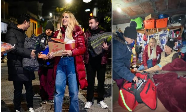 PAOLA GARCÍA YVES RECORRE COLONIAS PARA BRINDAR APOYO ANTE EL DESCENSO DE TEMPERATURA