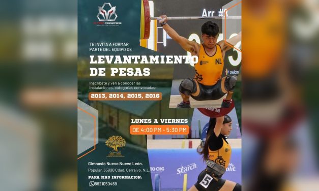 BALTAZAR MARTÍNEZ MONTEMAYOR FORTALECE EL DEPORTE INFANTIL CON NUEVA ESCUELA MUNICIPAL DE LEVANTAMIENTO DE PESAS