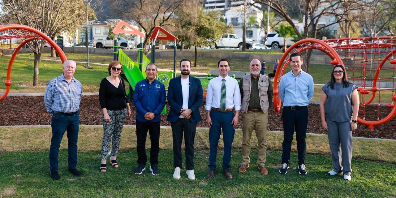 MAURICIO FARAH INAUGURA NUEVA ÁREA DE JUEGOS INCLUSIVOS EN EL PARQUE RUFINO TAMAYO