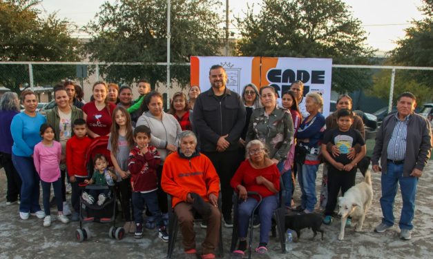 CARLOS RODRÍGUEZ “EL CUATE” INICIA REHABILITACIÓN DE CANCHA Y ESPACIOS COMUNITARIOS EN JOSÉ LUIS LOZANO, CADEREYTA