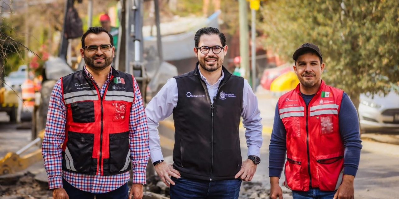 DAVID DE LA PEÑA REFUERZA PROGRAMA DE BACHEO EN LA COLONIA RAÚL CABALLERO