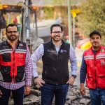 DAVID DE LA PEÑA REFUERZA PROGRAMA DE BACHEO EN LA COLONIA RAÚL CABALLERO