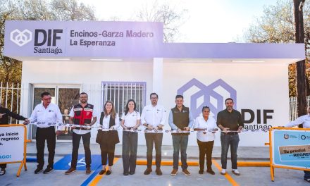 DAVID DE LA PEÑA Y OLGA VILLALÓN INAUGURAN NUEVO CENTRO DIF EN ZONA ORIENTE DE SANTIAGO