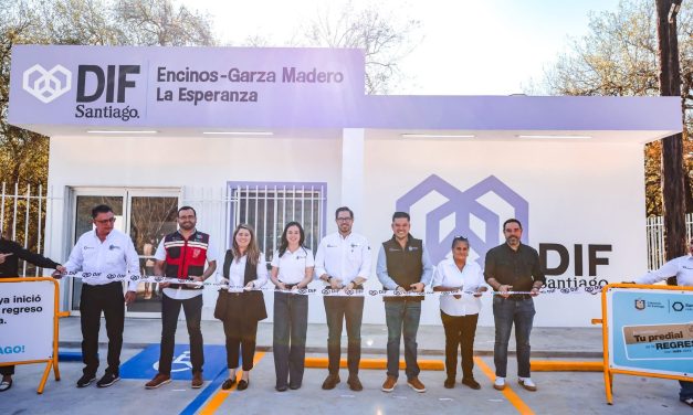 DAVID DE LA PEÑA Y OLGA VILLALÓN INAUGURAN NUEVO CENTRO DIF EN ZONA ORIENTE DE SANTIAGO