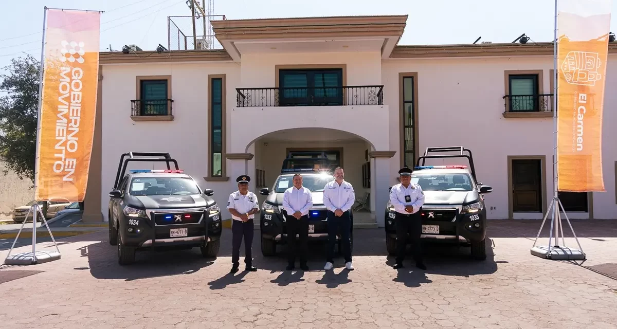 GERARDO DE LA MAZA AMPLÍA FLOTA POLICIAL Y REFUERZA VIGILANCIA EN EL CARMEN