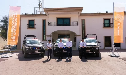 GERARDO DE LA MAZA AMPLÍA FLOTA POLICIAL Y REFUERZA VIGILANCIA EN EL CARMEN