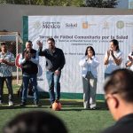 DAVID SÁNCHEZ UNE FÚTBOL Y PREVENCIÓN EN JORNADA COMUNITARIA