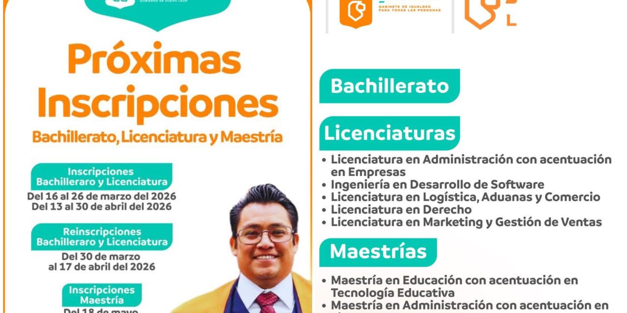 UNIVERSIDAD CIUDADANA DE NUEVO LEÓN ABRE PRÓXIMO PERIODO DE INSCRIPCIONES