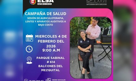 ELSA ESCOBEDO IMPULSA TALLERES COMUNITARIOS Y APOYOS DE SALUD DEL 3 AL 6 DE FEBRERO