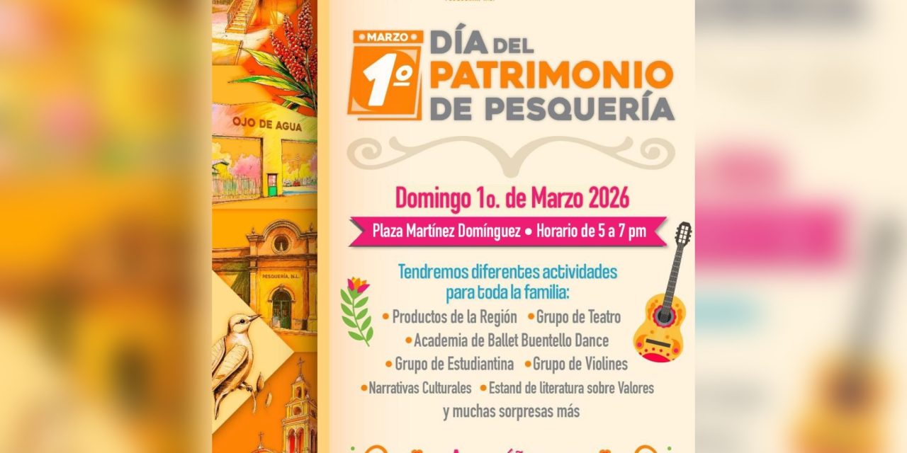 FRANCISCO ESQUIVEL CONVOCA A CELEBRAR EL 357 ANIVERSARIO DE PESQUERÍA CON FIESTA FAMILIAR