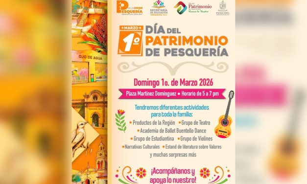 FRANCISCO ESQUIVEL CONVOCA A CELEBRAR EL 357 ANIVERSARIO DE PESQUERÍA CON FIESTA FAMILIAR