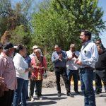 DAVID SÁNCHEZ LLEVA OBRA QUE ORDENA EL FLUJO DEL AGUA EN LA COMUNIDAD DE SANTANA VIEJO