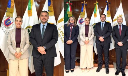 DAVID CASTILLO MARTÍNEZ RECIBE A MAGISTRADA DEL TRIBUNAL ELECTORAL EN FACDYC