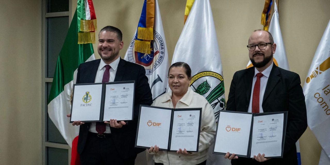 DAVID EMMANUEL CASTILLO CONSOLIDA ALIANZA ENTRE FACDYC Y DIF NUEVO LEÓN PARA BECAS ACADÉMICAS