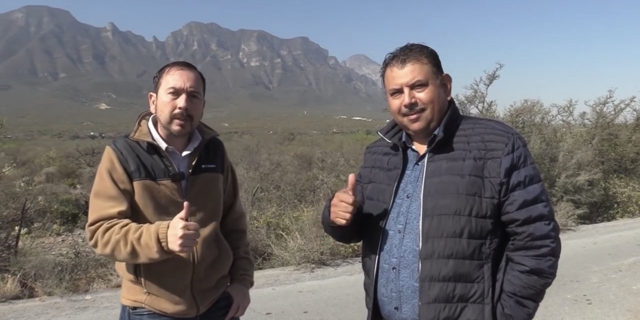 REYNALDO CANTÚ MEJORA SEGURIDAD EN CAMINO A EL PILAR CON LIMPIEZA Y VIGILANCIA