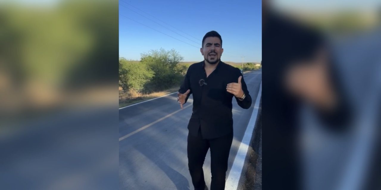 ALEJANDRO GONZÁLEZ ENTREGA OBRA VIAL EN DR. GONZÁLEZ; LLAMA A EXTREMAR PRECAUCIONES EN SEMANA SANTA