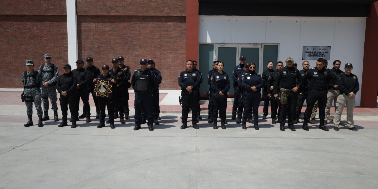 ANDRÉS MIJES RESPALDA PRIMER BIATLÓN POLICIAL EN ESCOBEDO Y RECONOCE A ELEMENTOS DESTACADOS