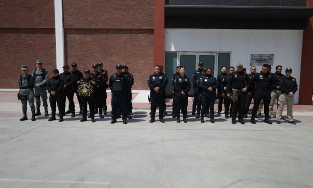 ANDRÉS MIJES RESPALDA PRIMER BIATLÓN POLICIAL EN ESCOBEDO Y RECONOCE A ELEMENTOS DESTACADOS