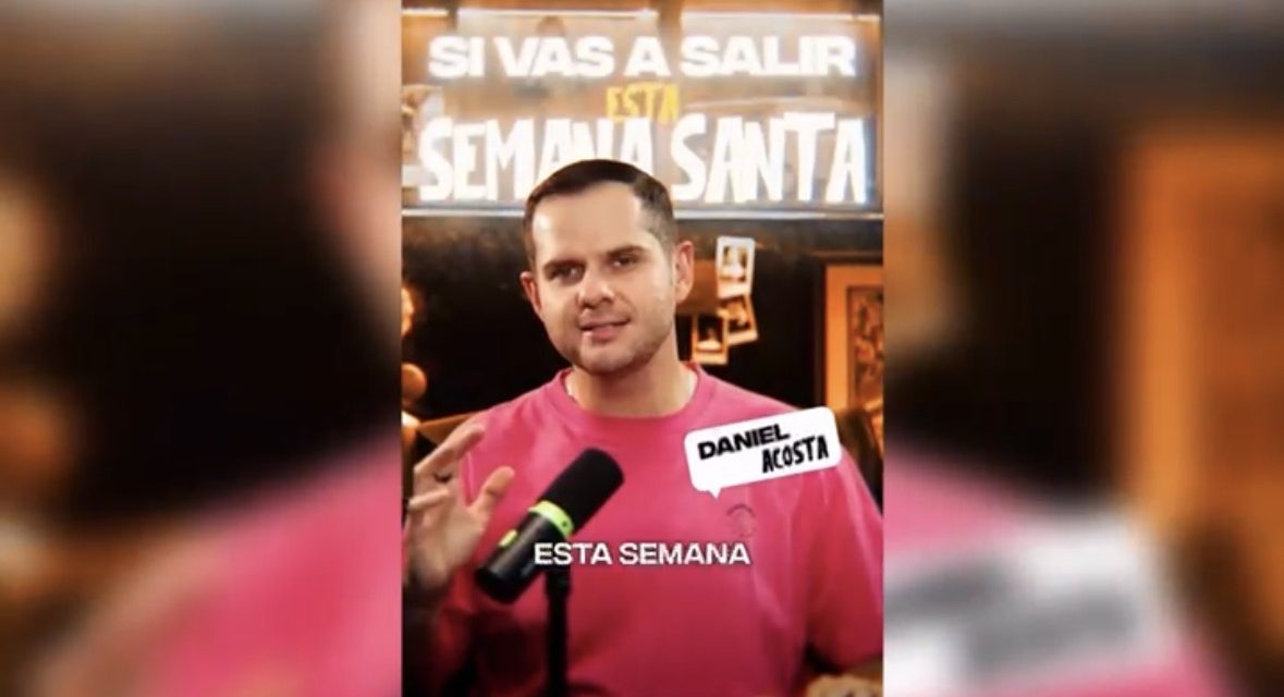 DANIEL ACOSTA EMITE LLAMADO PREVENTIVO ANTE SALIDAS DE SEMANA SANTA