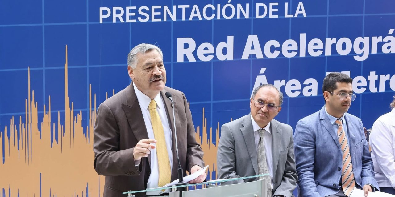 SANTOS GUZMÁN PRESENTA SISTEMA UNIVERSITARIO PARA ANALIZAR SISMOS EN EL ÁREA METROPOLITANA