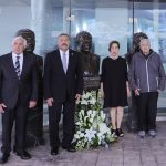 SANTOS GUZMÁN CONMEMORA A AGUIRRE PEQUEÑO Y RANGEL FRÍAS, FIGURAS CLAVE DE LA UANL