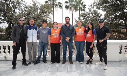 DAVID SÁNCHEZ RECONOCE A ATLETAS DE GENERAL TERÁN QUE COMPITEN RUMBO A LA OLIMPIADA CONADE