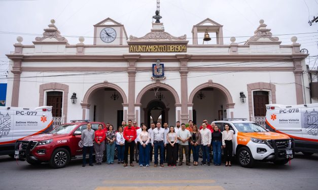 RAÚL CANTÚ EQUIPA A PROTECCIÓN CIVIL PARA MEJORAR RESPUESTA ANTE EMERGENCIAS EN SALINAS VICTORIA