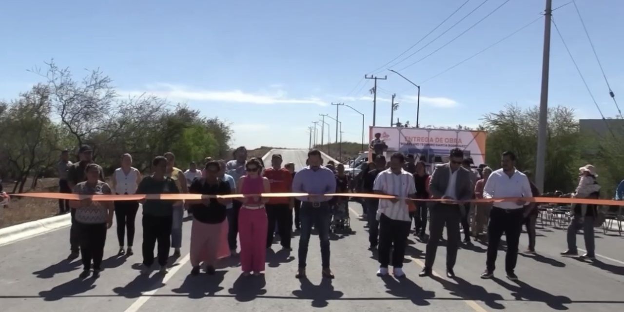 REYNALDO CANTÚ Y DORA VILLARREAL INAUGURAN BOULEVARD QUE FORTALECE EL CORAZÓN INDUSTRIAL DE ABASOLO