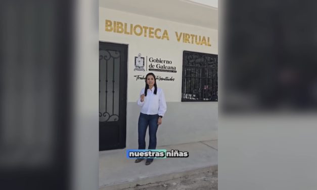 ALEJANDRA RAMÍREZ ACERCA TECNOLOGÍA Y APRENDIZAJE CON NUEVA BIBLIOTECA VIRTUAL EN GALEANA