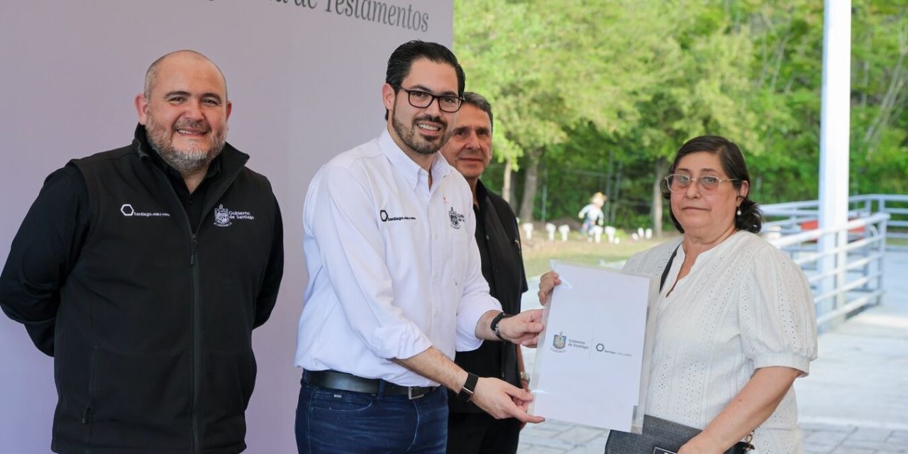 DAVID DE LA PEÑA FACILITA TESTAMENTOS A BAJO COSTO Y DA CERTEZA A FAMILIAS DE SANTIAGO