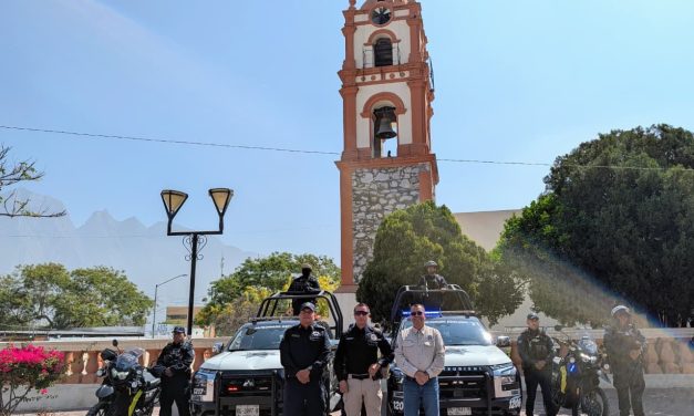 JESÚS NAVA RIVERA IMPLEMENTA OPERATIVO “POLICÍA EN TU IGLESIA” EN SANTA CATARINA