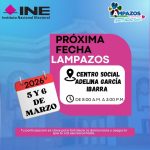 ADRIANA MARTÍNEZ ANUNCIA DOBLE JORNADA DEL INE EN LAMPAZOS