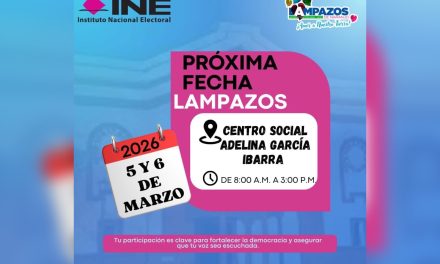 ADRIANA MARTÍNEZ ANUNCIA DOBLE JORNADA DEL INE EN LAMPAZOS