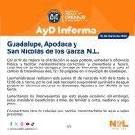 SERVICIOS DE AGUA Y DRENAJE SUSPENDERÁ SUMINISTRO EN MÁS DE 200 COLONIAS DEL ÁREA METROPOLITANA