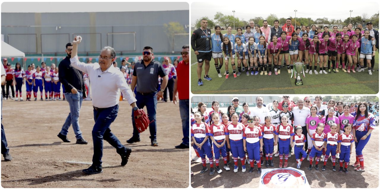 ANDRÉS MIJES DA EL PRIMER LANZAMIENTO DE LA TEMPORADA DE LIGAS PEQUEÑAS