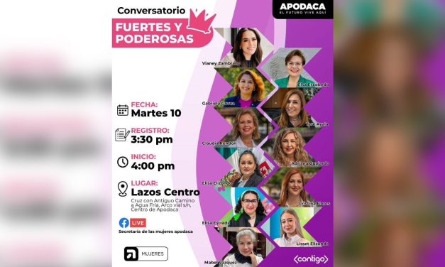 VIANEY ZAMBRANO PARTICIPARÁ EN EL CONVERSATORIO “FUERTES Y PODEROSAS” COMO PRESIDENTA DEL DIF APODACA