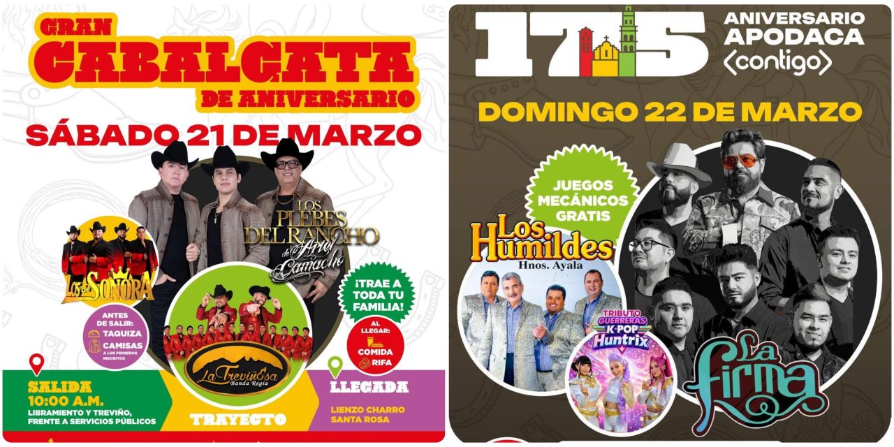 CÉSAR GARZA ARREDONDO ALISTA CABALGATA Y ESPECTÁCULOS POR EL 175 ANIVERSARIO DE APODACA