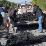 DAVID SÁNCHEZ REFUERZA PROGRAMA DE BACHEO EN VIALIDADES DE GENERAL TERÁN