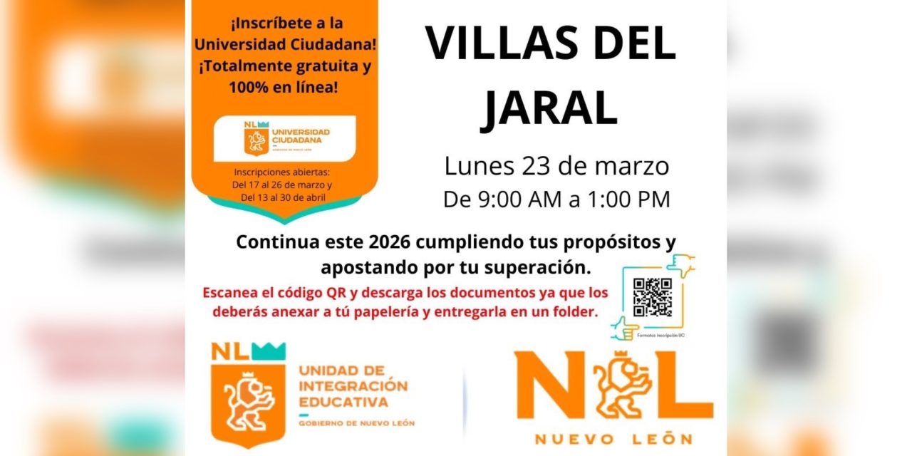 GERARDO DE LA MAZA ACERCA OPCIÓN DE ESTUDIOS GRATUITOS A VILLAS DEL JARAL